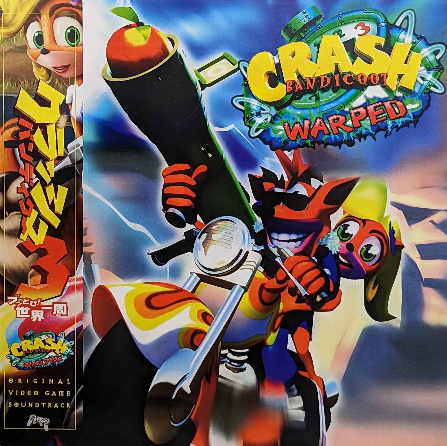 Crash Bandicoot 3: Warped Vinyl Record