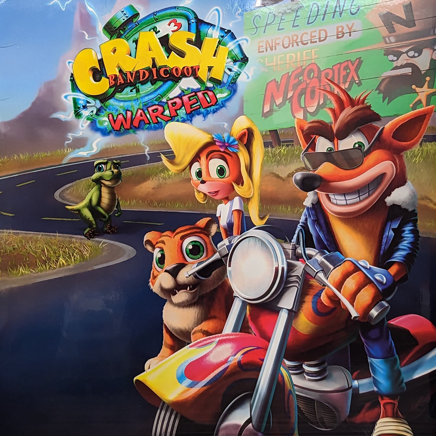 Crash Bandicoot 3: Warped Vinyl Record